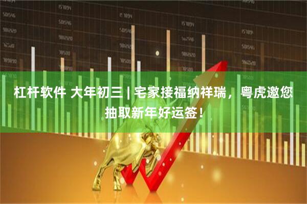 杠杆软件 大年初三 | 宅家接福纳祥瑞，粤虎邀您抽取新年好运签！